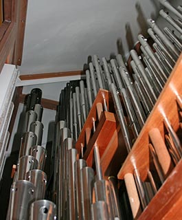 Swell Organ Pipes