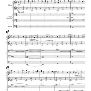 Interludium for piano and organ -Sheet music preview page 3