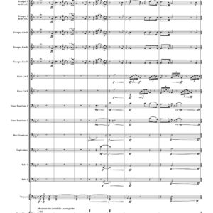 Fanfare and Anthem Skyward for brass ensemble (original version) - Full Score - preview page 3