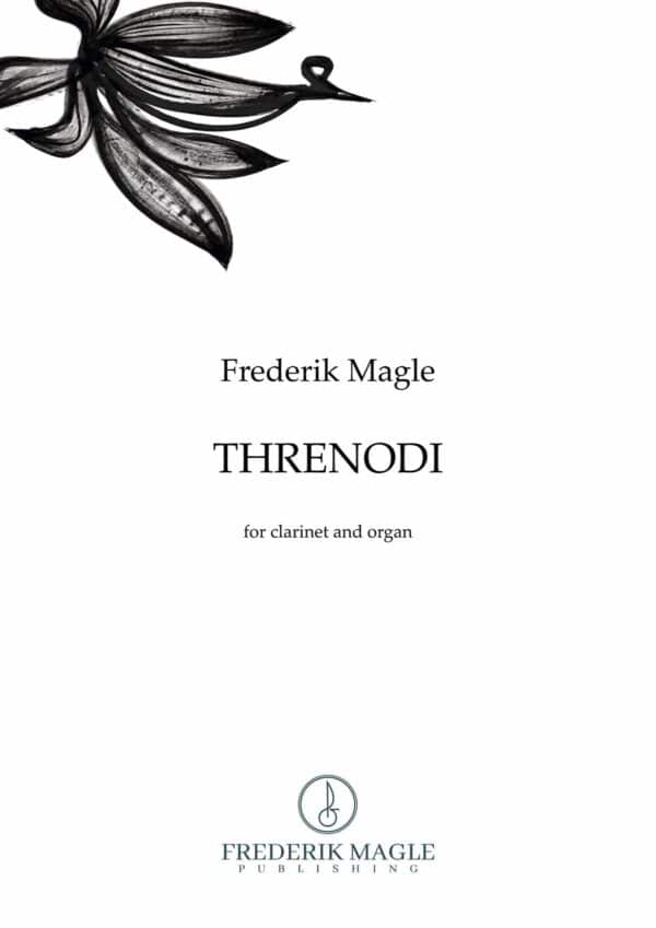 Threnodi for clarinet and organ (title page)
