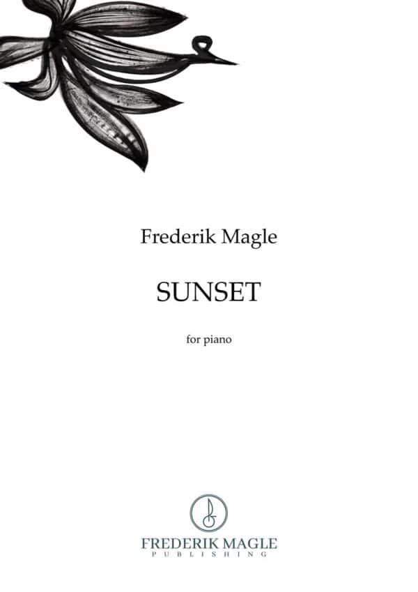 Sunset fro piano - Title page