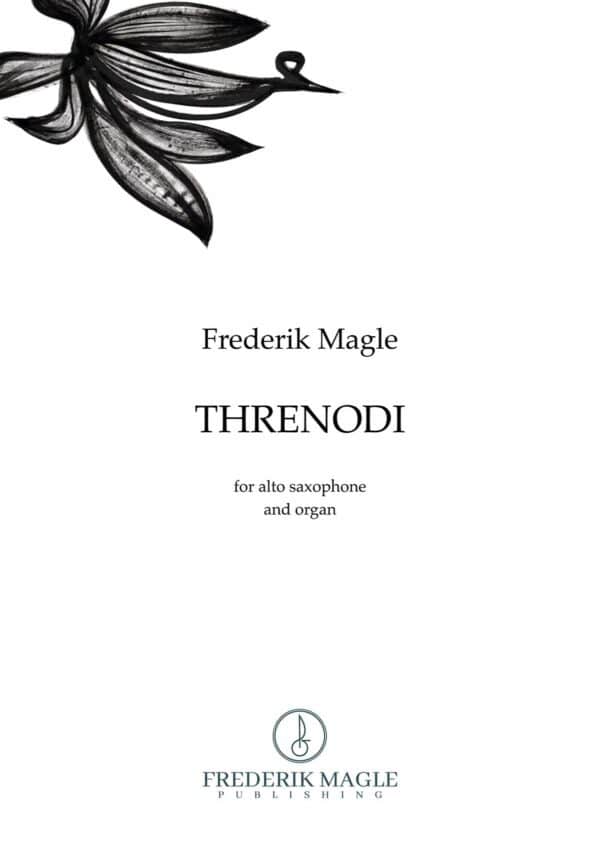 Threnodi for saxophone and organ - Title page - preview