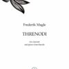 Frederik Magle - Threnodi for Clarinet and Piano four-hands - title page preview