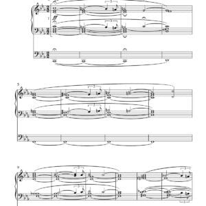 Origin for organ, full score, page 3 preview