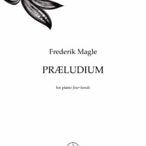 Præludium for piano fourhanded title page