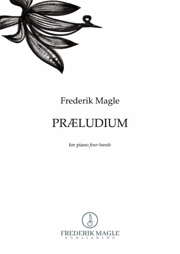 Præludium for piano fourhanded title page