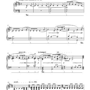 Frederik Magle - Pastorale for piano - Nu falmer skoven page 3 preview