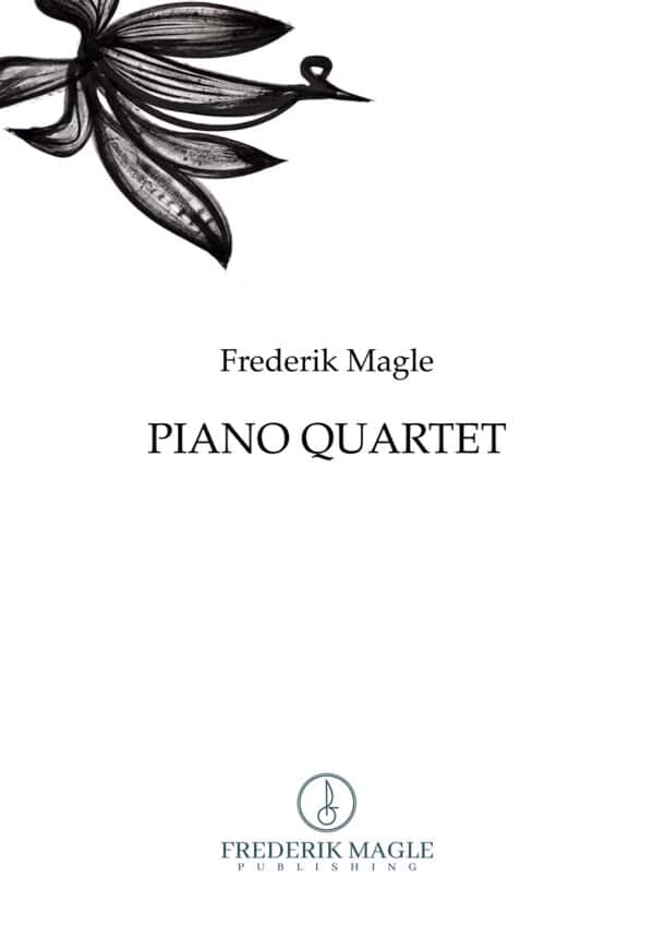 Frederik Magle: Piano Quartet (sheet music) - Title page