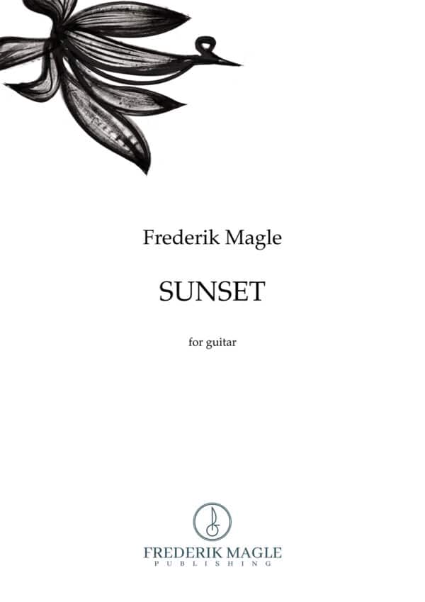 Sunset for guitar (sheet music, PDF) - Image 2